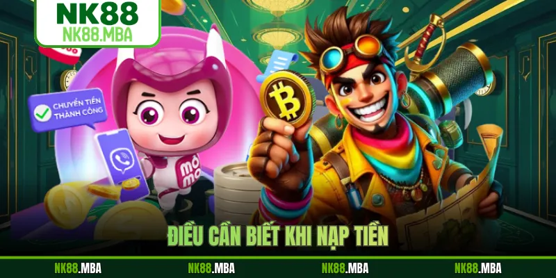 Điều cần biết khi nạp tiền