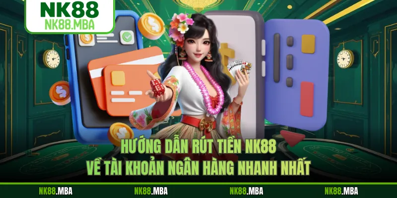 Hướng dẫn rút tiền NK88 về tài khoản ngân hàng nhanh nhất