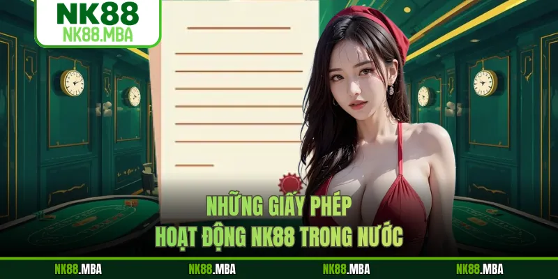 Những giấy phép hoạt động NK88 trong nước